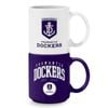 Afl Stackable Mug - Fremantle Dockers - Set Of 2 - Coffee Cup - 305ml