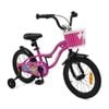 Costway 40cm Kid Bike Bicycle Dual Brake Training Wheel Adjustable Pink