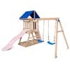 Lifespan Kids Hazelbrook Swing Set & Play Centre With 1.8m Slide (pastel Pink)