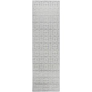 The Rug Connection Geller Brenda Silver 400x80cm - Large Runner Indoor Rug