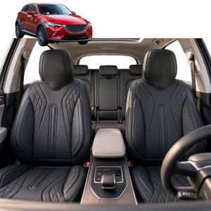 Australian Goose Front Seat Covers for Mazda CX-3 2015 - Current (DK) - PU Leather, Black (2pc)