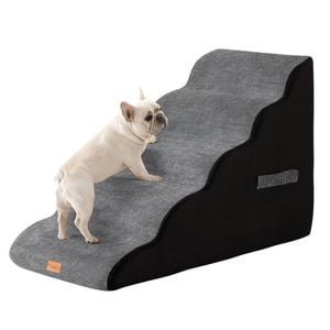 Tedi's 5-Steps Memory Foam Dog Stairs for Bed Sofa Indoor