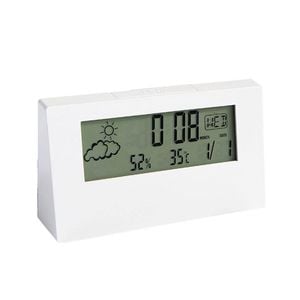 Catzon Luminous Alarm Clock With Lcd Display For Accurate Time Calendar Temperature