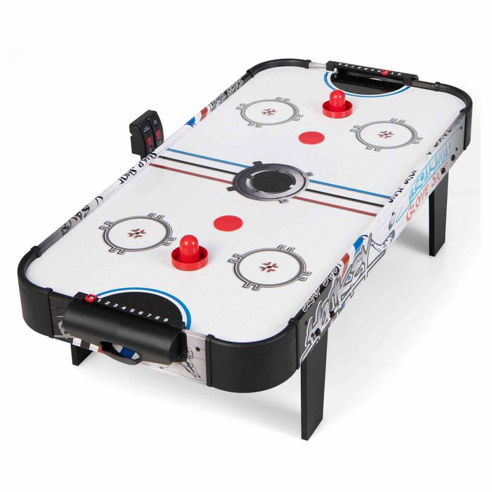 Costway Portable Air Hockey Table 107cm Compact Arcade Game Led
