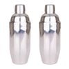 2PK Bartender Stainless Steel Double Wall Cocktail Shaker 500ml