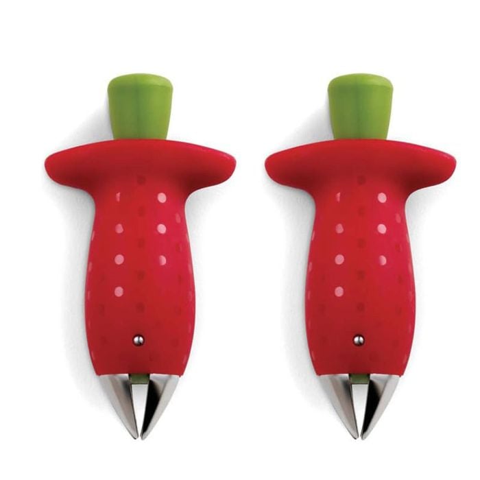Catzon 2 Pcs Strawberry Huller Stainless Steel Efficient Kitchen Gadget