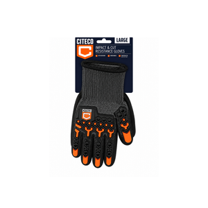 Citeco Small Grey Cut and Impact resistant Work Gloves 