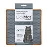LickiMat Tuff Soother Boredom Buster Cats Slow Feeder Mat Orange