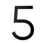 Sandleford 400mm Black Matte Gilroy Numeral 5
