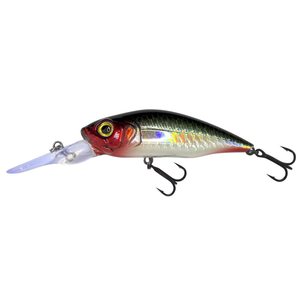Profishent Wren 60SP Minnow Hard Body Fishing Lure Olive Silver Red