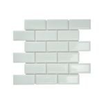 Decor8 292 x 286mm Mint Gloss Metro Bevel Mosaic Tile