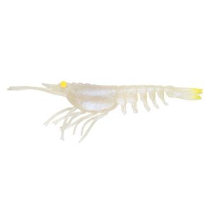 Nomad Design Live Ops Switcher Shrimp 4.25" Soft Plastic Fishing Lure Pearl White UV