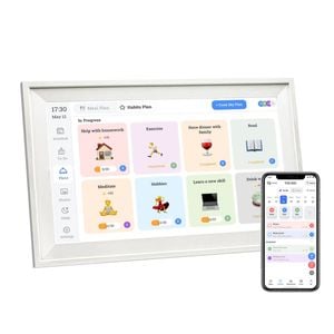 Kitchee 10" Digital Calendar Smart Family Planner - 25.5cm Touchscreen White