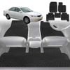 6D Diamond Car Floor Mats for Toyota Camry (XV30)2002-2006-Full Set-Black-Outback GT