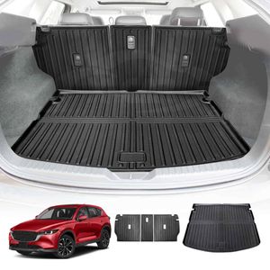 Boot Liner Back Seat Protector For Mazda Cx5 Cx-5 2022-2026 All Weather Heavy Duty Cargo Car Trunk Kick Mats