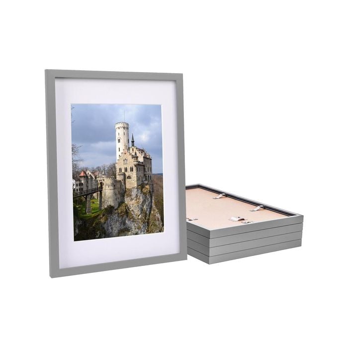 Nicola Spring Photo Frames with White A4 Mount - A3 (12" x 17") - Pack of 5