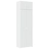 vidaXL Storage Cabinet Tall Cupboard Highboard Hallway White