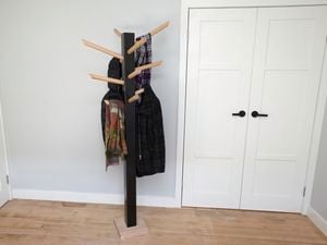 DIY Step Image - D.I.Y. wooden coat rack . Blob storage upload.