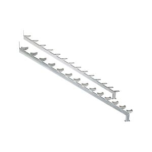 Galintel 14 Tread Galvanised Steel Dual Stair Stringer - 2 Pack