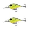 2x 13 Fishing 70mm Troll Hunter Crankbait Fish Lures 5.5m Diver - Tweetie Pie