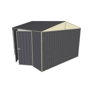 Build-a-Shed 3.0 x 3.0 x 2.3m Gable Double Hinged Side Doors Shed - Grey
