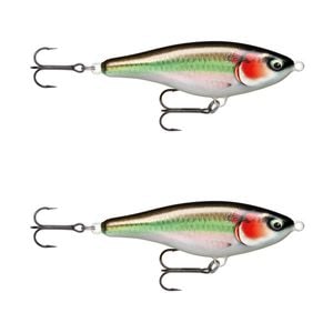 2x Rapala 12cm Twitchin' Rap Slow Sink Glidebait Fishing Lures - Herring