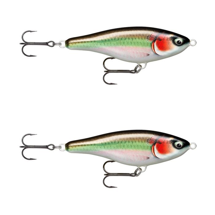 2x Rapala 12cm Twitchin' Rap Slow Sink Glidebait Fishing Lures - Herring