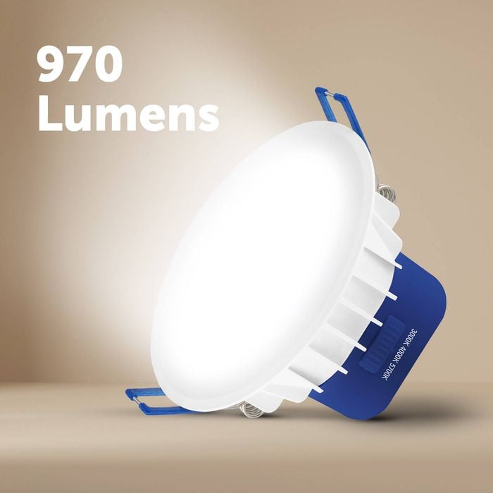 DETA 9W IP44 Tri-Colour Dimmable LED Downlight - Bunnings Australia