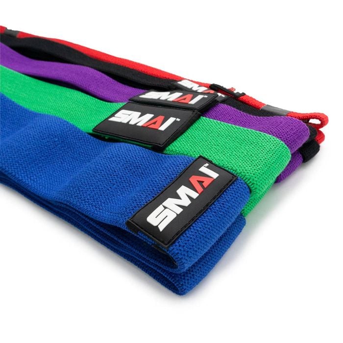 Smai Knitted Resistance Band - Set Of 5 - Multi-coloured