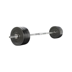 68KG Barbell Weight Set Plates Bar Bench Press 168cm