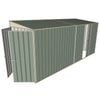 Build-a-Shed 1.5 x 4.5 x 2m Single Sliding Side Door Skillion Shed - Green