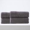 4pc Renee Taylor Aireys 650gsm Zero Twist Bath Sheet Nickel