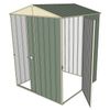 Build-a-Shed 1.5 x 1.5 x 2.3m Single Sliding Door Gable Shed with Single Hinged Side Door - Green