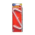Zenith 166 x 6mm Zinc Plated Large Butcher's Hook - 2 Pack