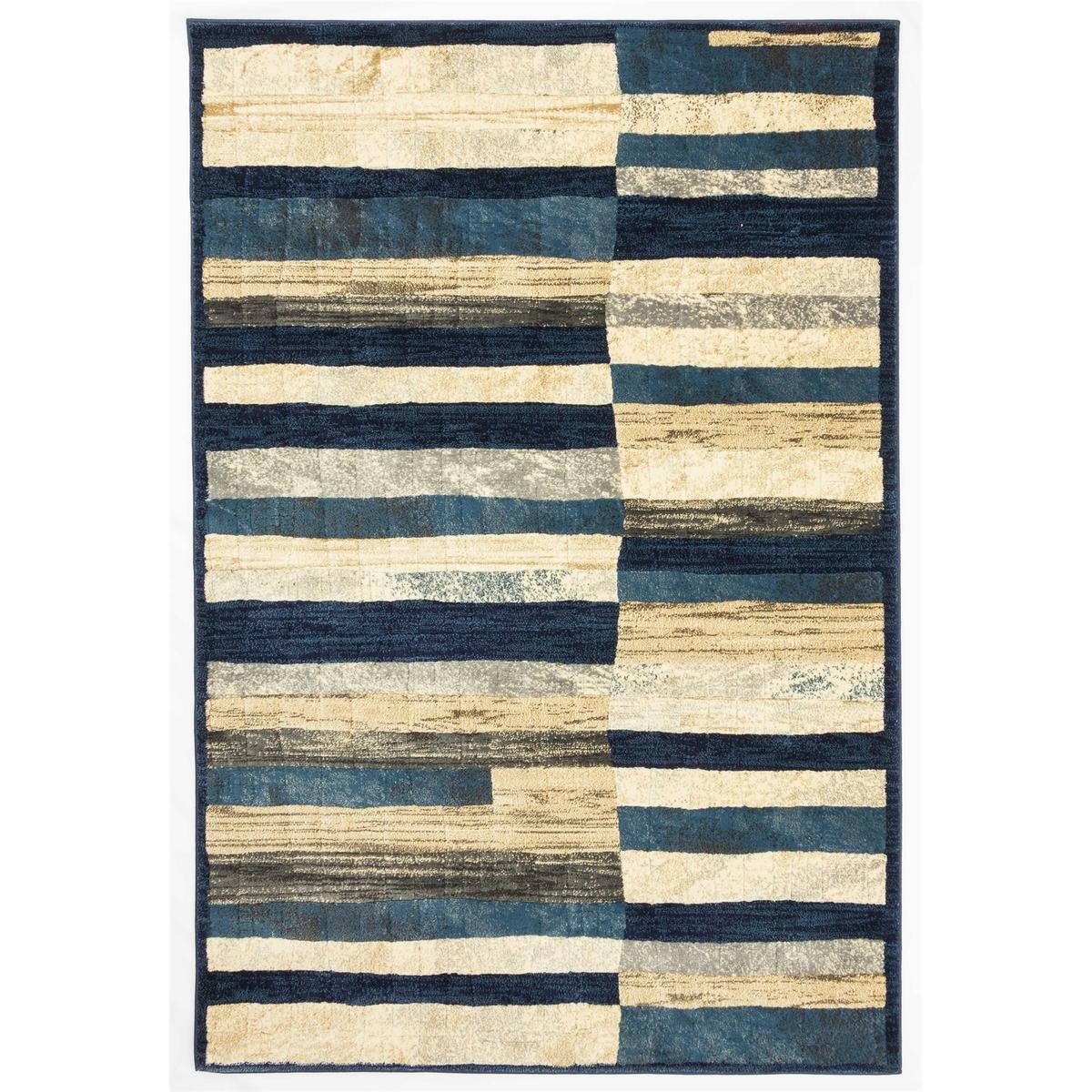 The Estate Collection 200 x 290cm Navy Veneer Modena Rug - Bunnings ...