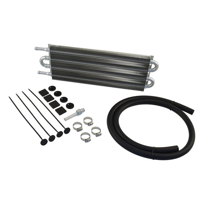 Calflow Transmission Oil Cooler Kit, Tube & Fin, 15.5" x 5" x 0.75"
