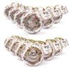 Banksia Red Christmas Koala & Kangaroo Set Of 12 Bauble Tins - Rock Candy 70g