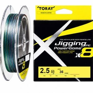 Toray Jigging Pe Power Game X8 300m 36lb Pe 2.5 Braided Fishing Line