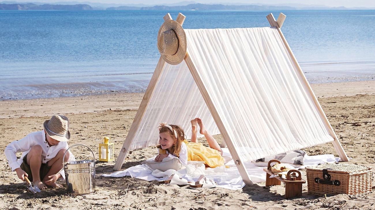 DIY - Header - How to make a beach tent