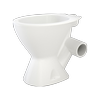 Caroma WELS 3 Star Concorde Right Skew Trap Toilet Pan