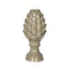 Belle Ceramic Artichoke Sculpture Tall 15x32cm - Brown