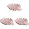 3PK LVD Daisy Ceramic Plate Trinket Dish 10x4.5cm - Blush