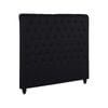 Foret Bed Head Double Size Headboard Bedhead Frame - Black