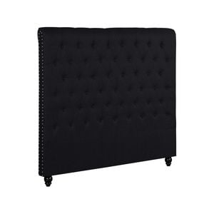 Foret Bed Head Double Size Headboard Bedhead Frame - Black