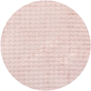 The Rug Connection Pop Blush Pink 200x200cm - Medium Round Washable Indoor Rug