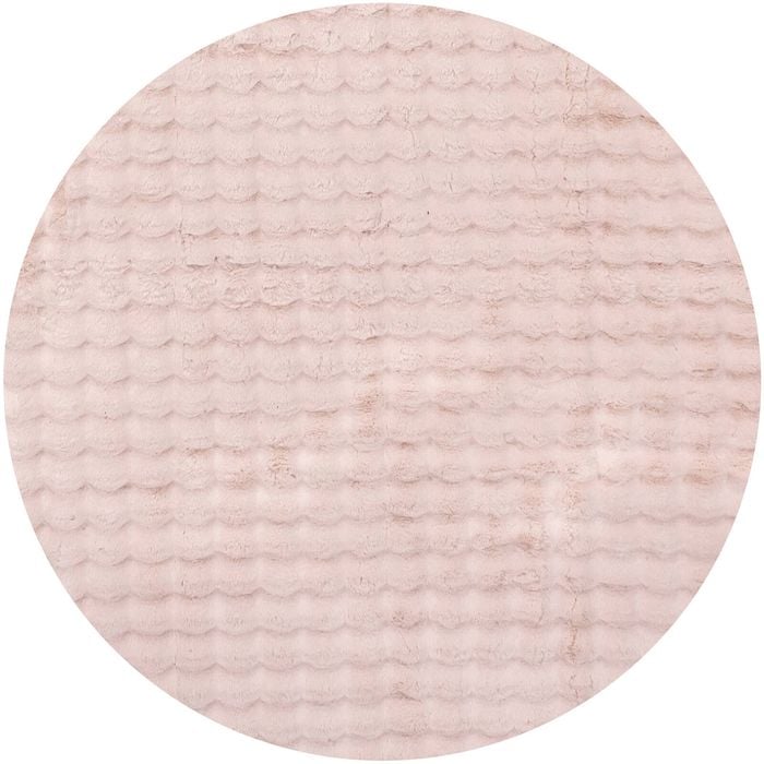 The Rug Connection Pop Blush Pink 200x200cm - Medium Round Washable Indoor Rug