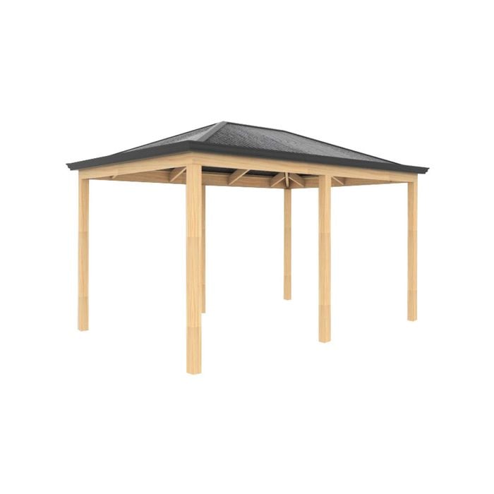 Softwoods 4.2 x 3.0m Gazebo Kit With Hip Ends
