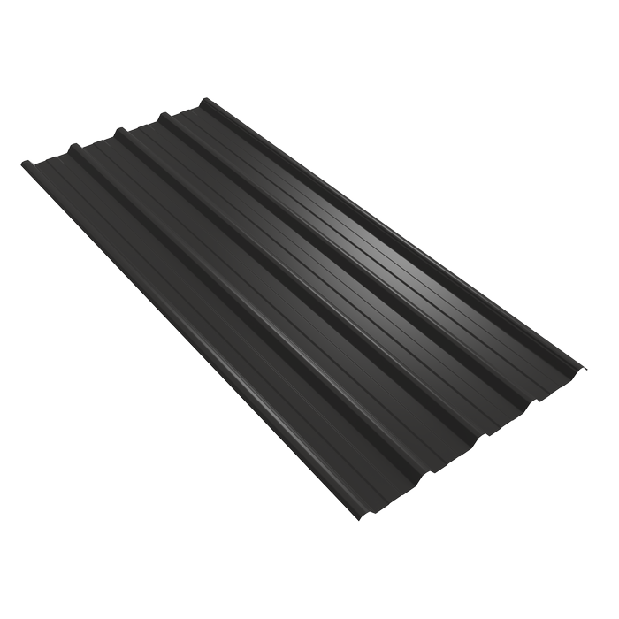 Armorsteel 830 x 0.4mm Ebony Big 5 Roofing Steel