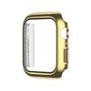 PC Full Cover Watch Case Tempered Screen Protector - For Apple iWatch 38mm (Gold)