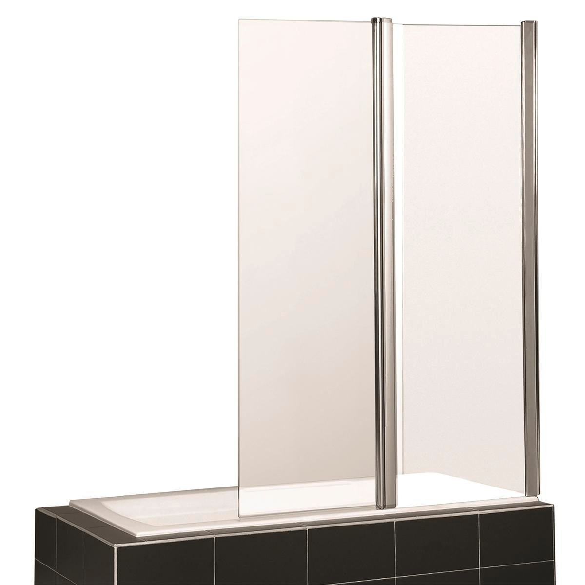 Rick McLean's Bathware Silver M2 Fix And Swing Bath Screen - Bunnings ...